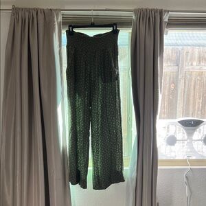 Stylish Green Women's Pants